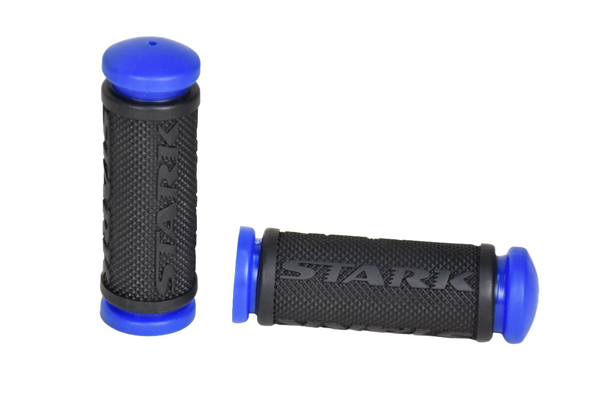 Грипсы MTB STARK XH-G56B 95mm, резина, синий-черный