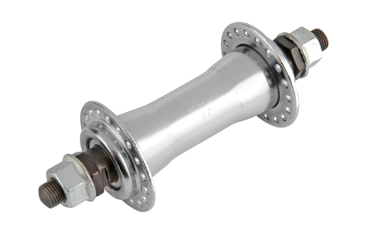 Втулка передняя KT-122FQR 100*108MM W/QR 36H, сталь, серебристая