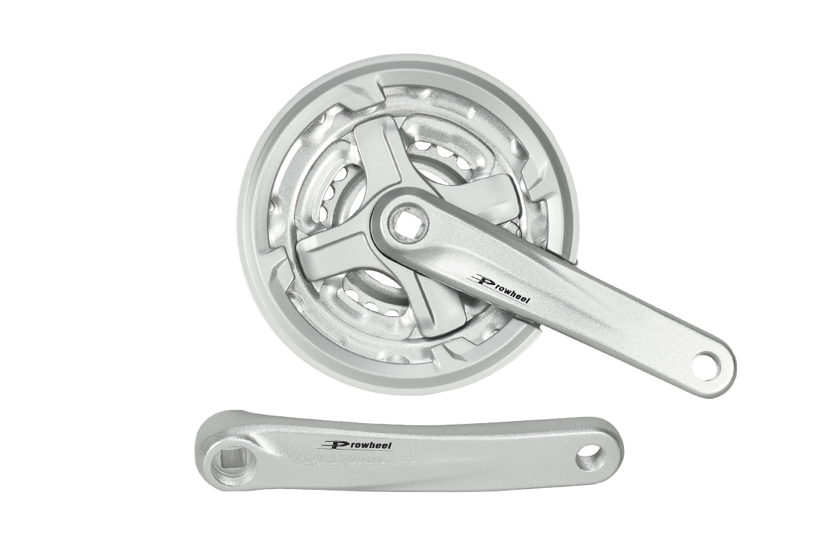 Система PROWHEEL TA-CM68*175mm,(42/34/24)AL-6061-T6,CHAINLINE:48.5,под квадрат 120,серебр