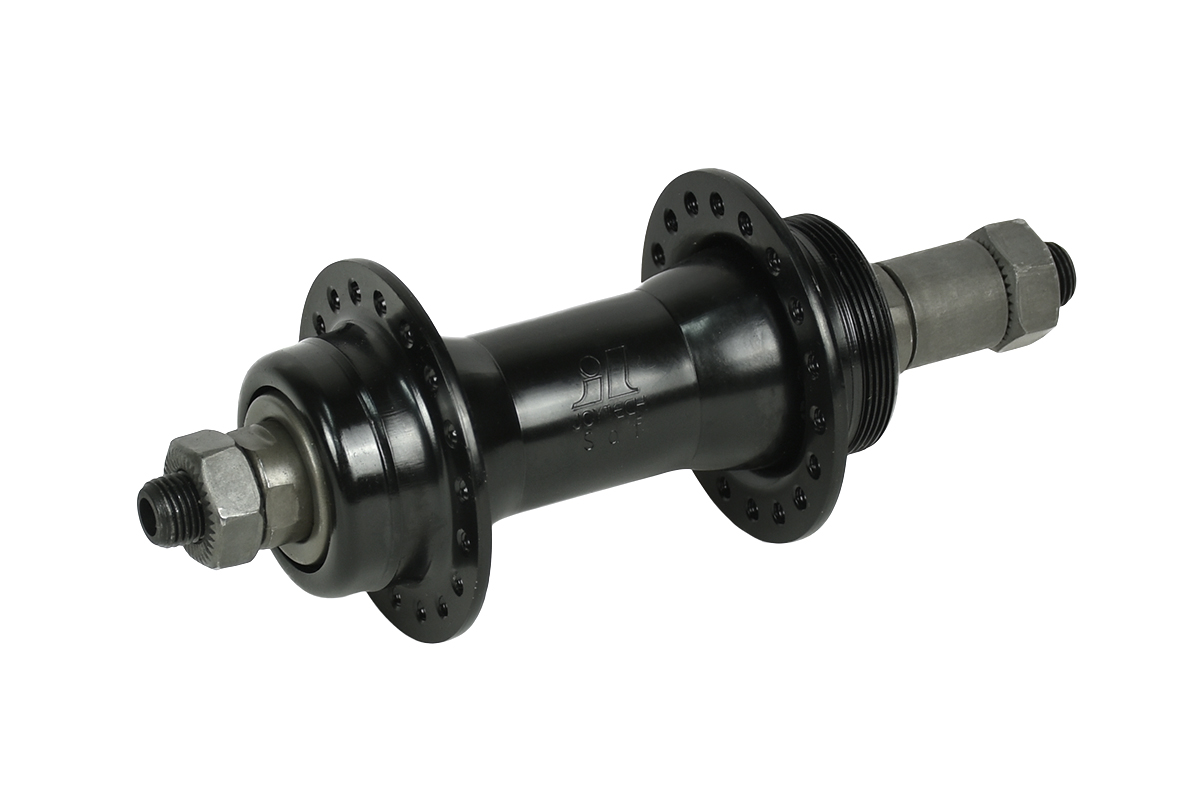 Втулка Joytech RH432 задняя, стальная, резьбовая, 36Н, с эксцентриком, черная